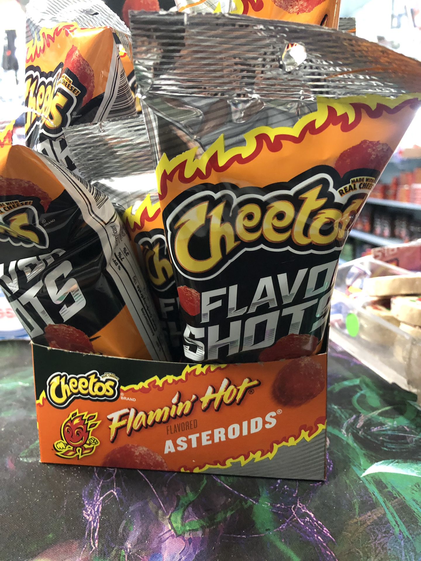 Asteroids ☄️ Hot 🥵 Flaming Cheetos