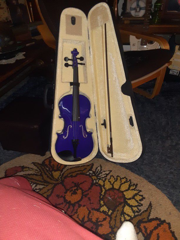 Purple violin