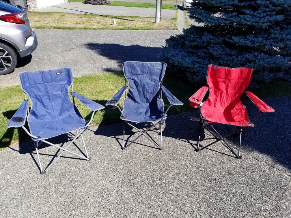 Fold Up Camping Chairs (3)