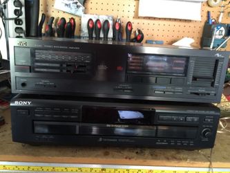 JVC A-GX5 RECEIVER + SONY 5 CD CHANGER