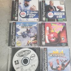 Bundle of Sony Playstation 1 PS 1 video games