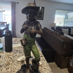 Antique Auguste Moreau French Bronze  Sculpture