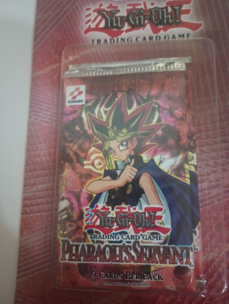 Sealed 2002 Blister 2 Pack Yu-Gi-Oh Pharaoh's Servant