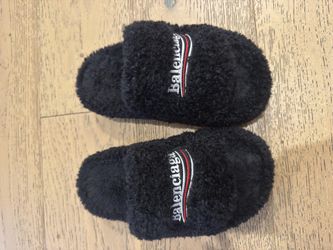 Balenciaga Fur Sandal