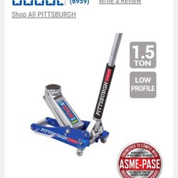 Used Working Pittsburgh Low Jack  Great For Home Or Shop