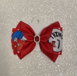 New design Thing 1 ribbon bow w/rhinestone 🎀💎