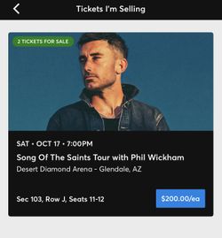Concert tickets