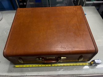 Vintage Samsonite Streamlite Hardshell Suitcase, Brown, 24” x 19” x 8”