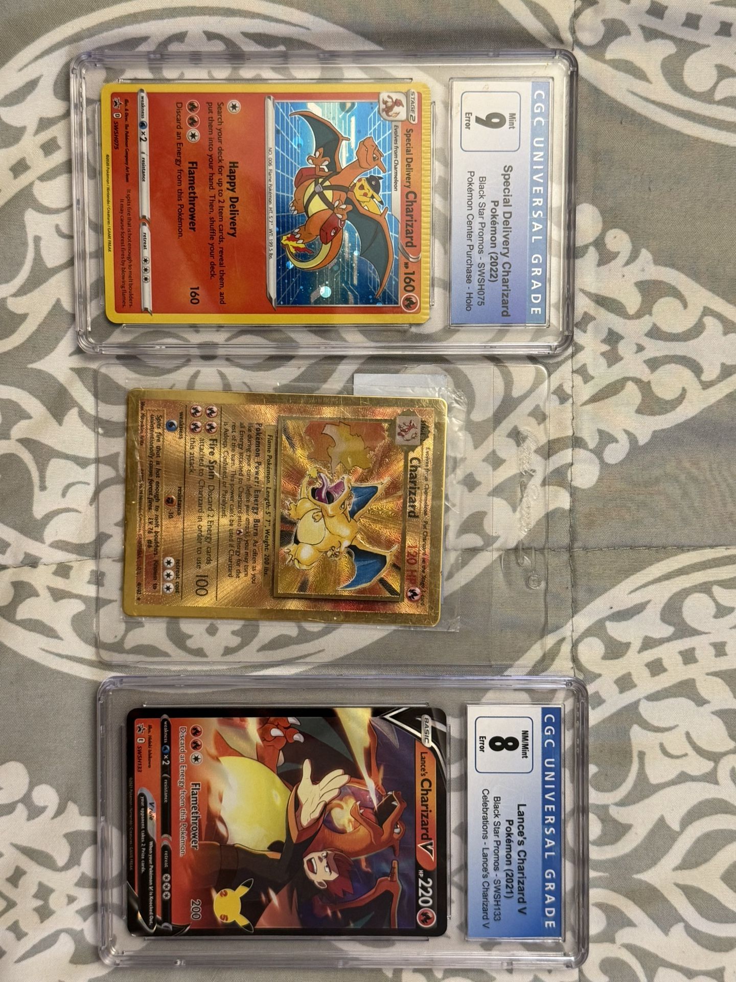 Charizard CGC cards- Pokéman