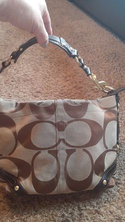 Authentic Coach Purse w/some peeling but still has lots of life