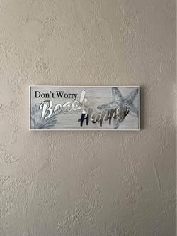 Don’t worry beach happy picture