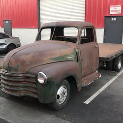 1953 Chevy Dually Flatbed 350 Small block 