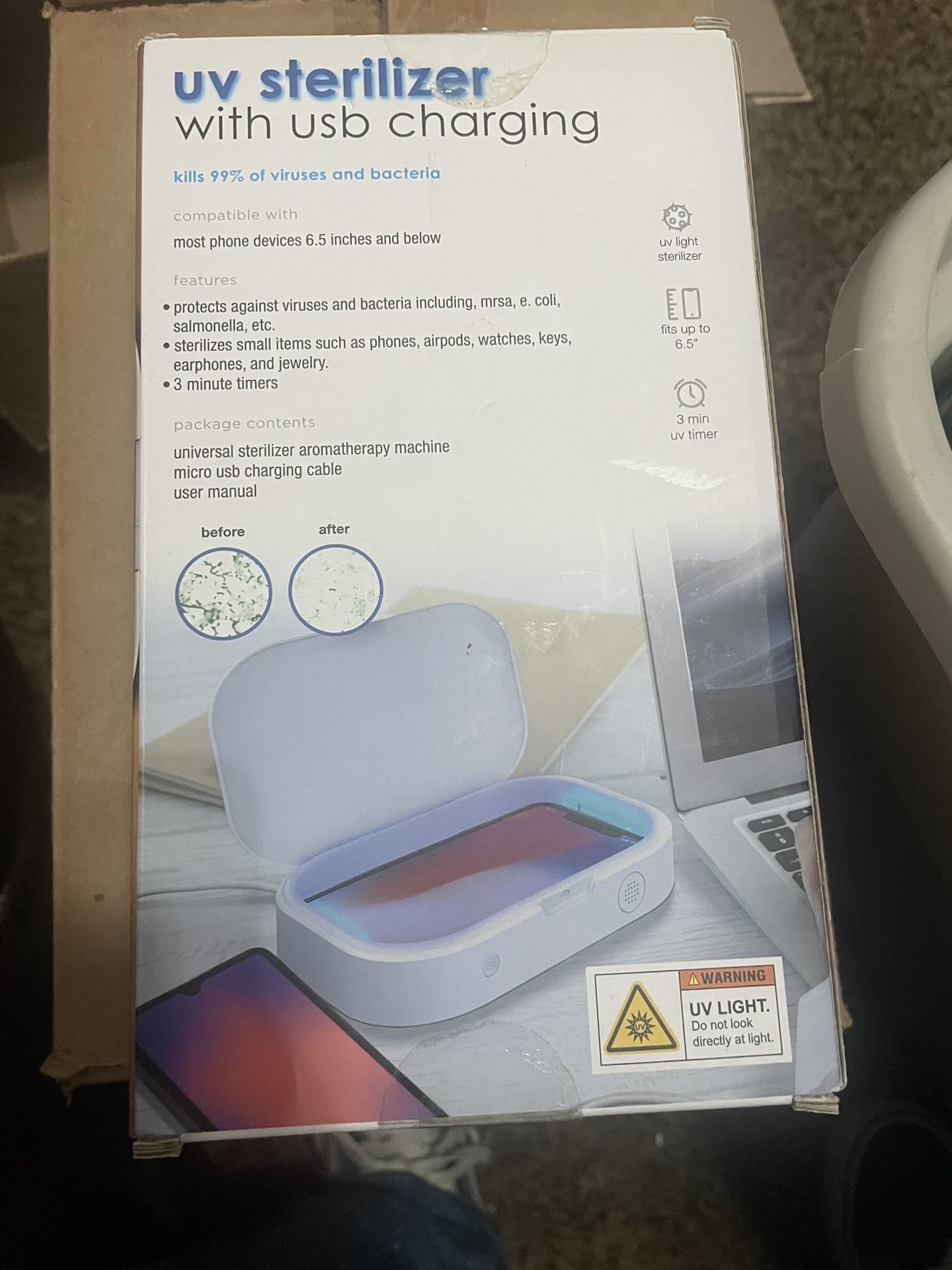 Vivitar UV Sterilizer With USB charging