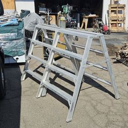  Two Sawhorse Ladder Platforms (2) Falcon Trigger 48" x 30