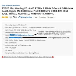 AVGPC Max Gaming PC