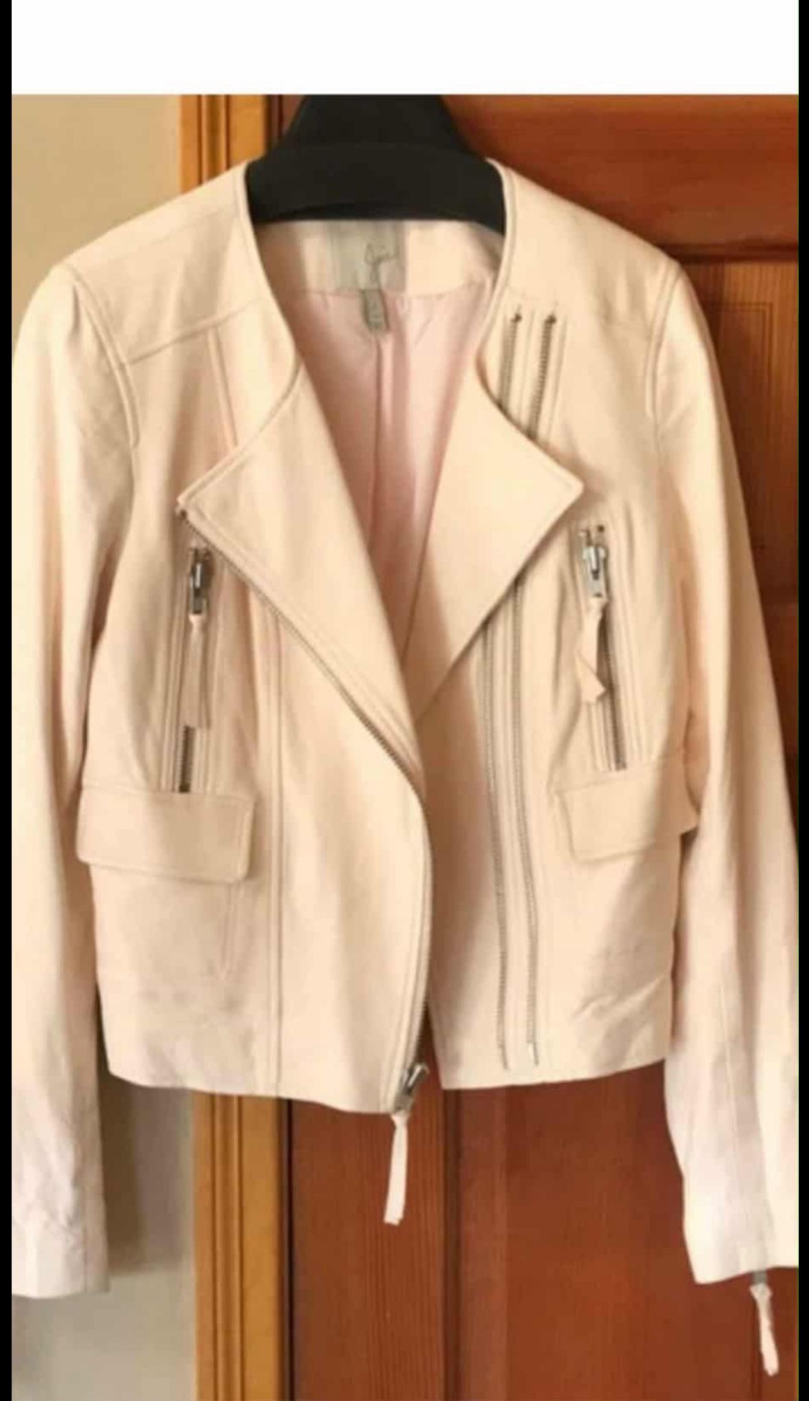 Soft Sand Leather Jacket