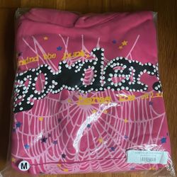 Pink spider hoodie 