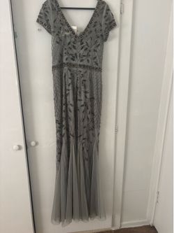 David’s Bridal Green Dress