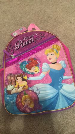 BRAND NEW REGULAR SIZE DISNEY PRINCESS BACKPACK