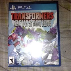 Transformers Devastation Ps4