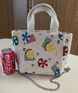 Colorful beaded purse