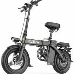 NEW IN BOX, 500W Brushless Motor, 48V10AH/15AH Removable Battery, 15-20MPH, Long Distance 10-20 Miles Electric Bike, 14.0 inch Foldable, LCD Display, 