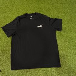 Puma Black Logo T-Shirt