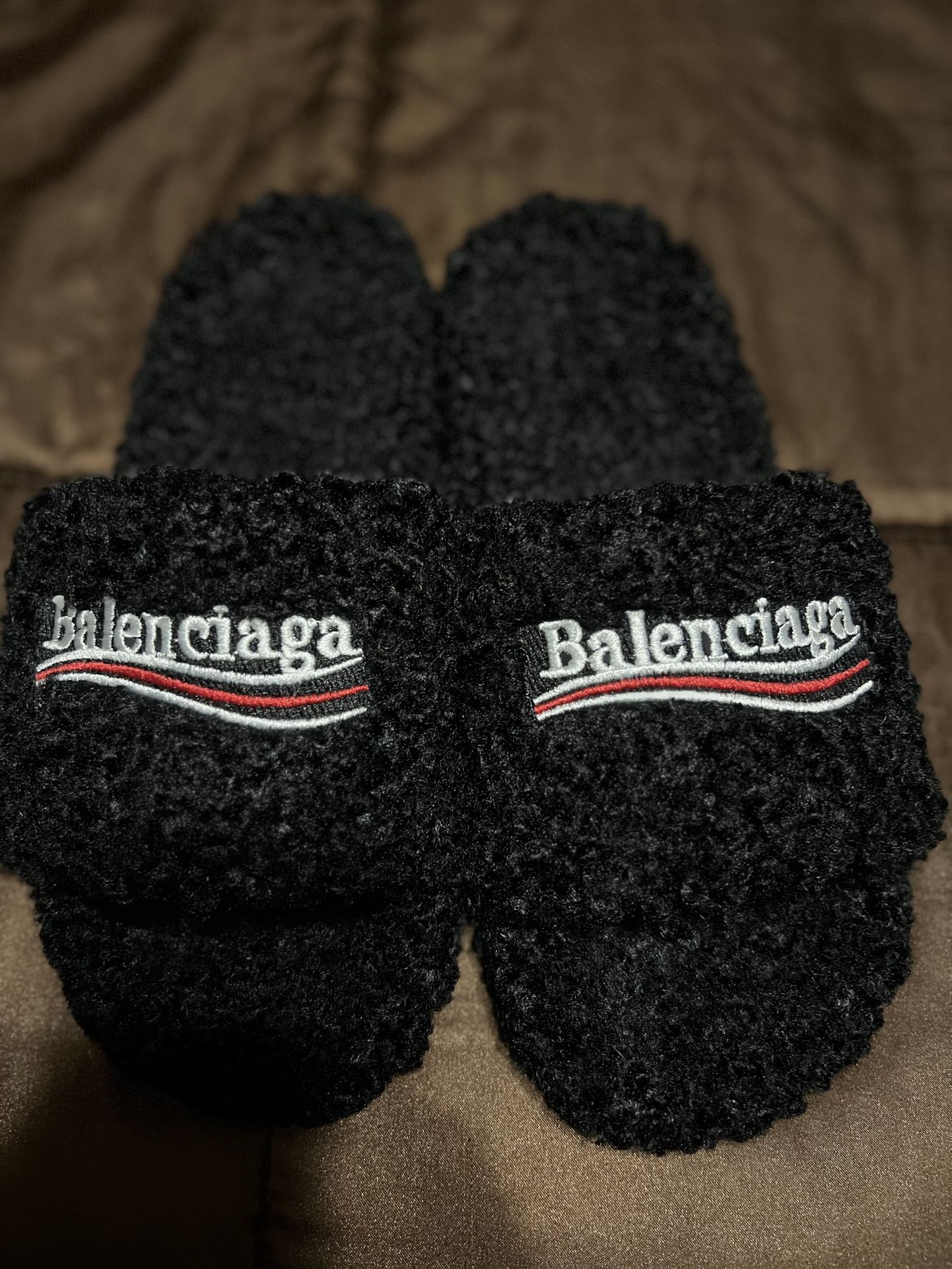 Black balenciaga Slides Size 44 EU/ Size 10 - 10.5 US Men