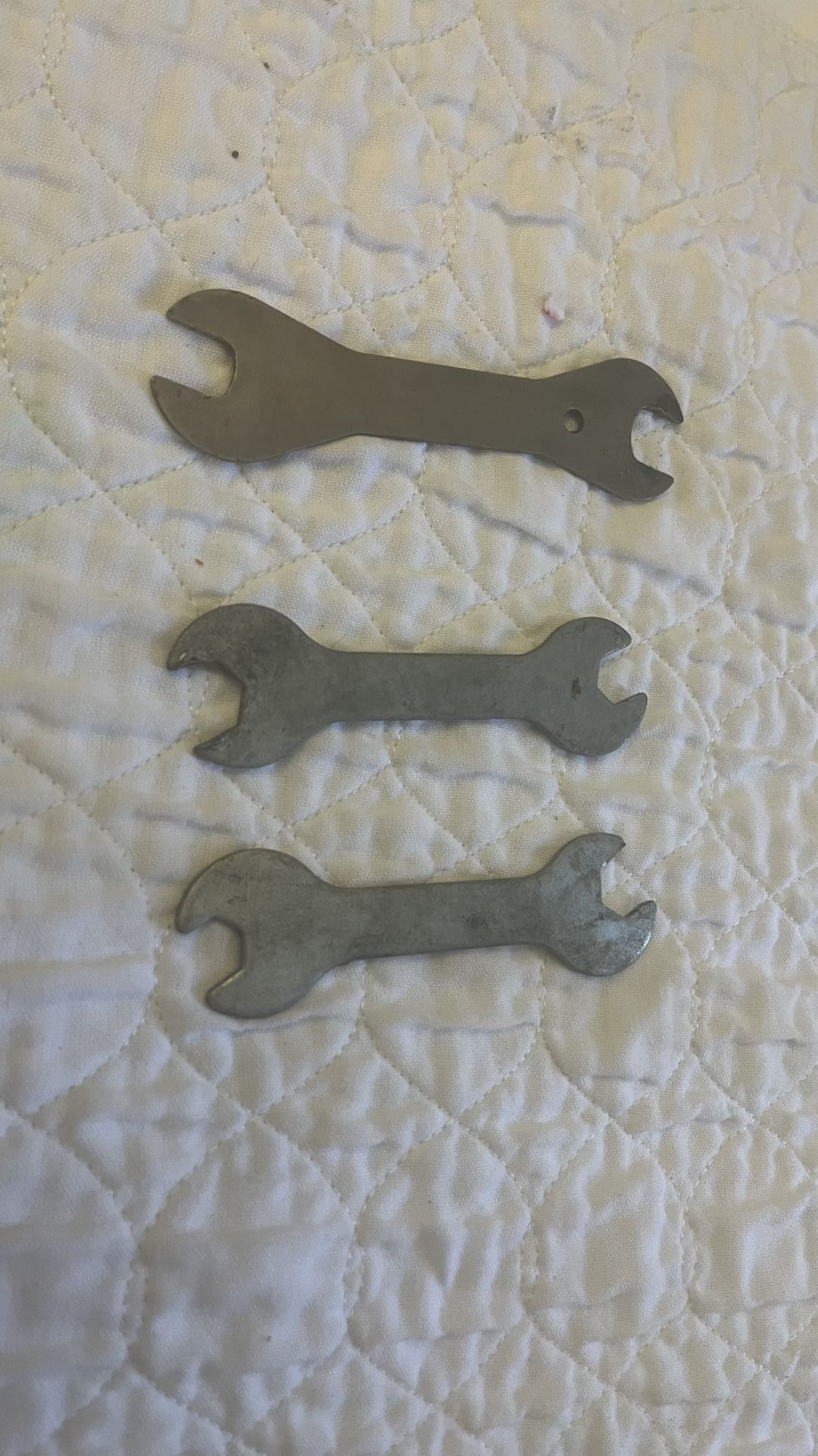 Vintage Cone Wrench Tool Lot Of 3 Wrenches