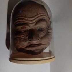 Vintage 1920s Old Man Mask + Plastic Mold