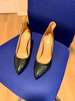 mark. Dark Green Heels – Size 9