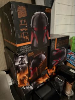 STAR WARS BLACK SERIES HELMET 🔥 Moff Gideon Electronic Helmet Brand New in Box — Multiple Available!  Perfect for collectors, display rooms, cosplay,