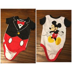 Mickey Mouse onesie size 6/9 months