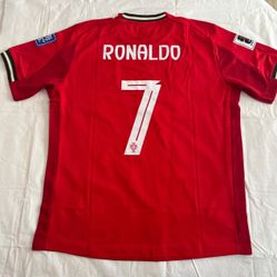 Ronaldo 7 Portugal National Team 2025 Home Jersey - Large, NWT (WORLD CUP 2026)