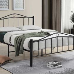 BM41 Metal Platform Bed-full Size 📲😍👀🔥🚛✅💕