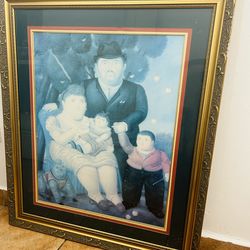 Reproducción De La “Obra La Familia “Botero