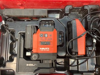 Hilti PM 30-MG Green Laser Level w/1 battery 4.0, Charger, Case, PRA 30 receiver