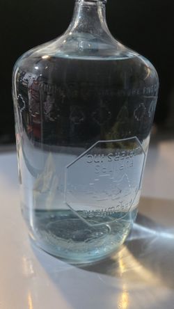 Vintage Arrowhead–Puritas Spring Water Bottle – Duraglas – Original Cap – c. Late 1940s–Early 1950s