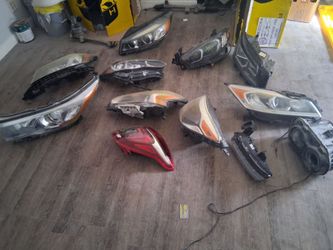 Headlamps and rear. Different brands,