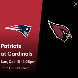 6 Tickets Section 117 Row 11 Lower Level With Orange Parking Pass To Patriots And Cardinals.  Asking $225 Each.