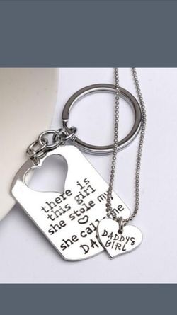 Valentine's Key Chain and necklace