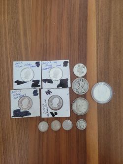 Silver coin lot