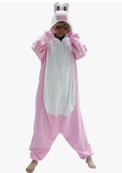 Dinosaur Kigurumi Family Costume Unisex Fleece Onesie Halloween Pajamas large