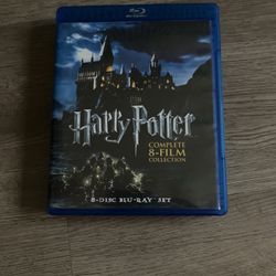 Harry Potter Complete 8 Film Set On Blue ray 