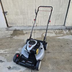 Murray 22 in. 140 cc Briggs & Stratton Walk Behind Gas Self-Propelled Lawn Mower with Front Wheel Drive and Bagger