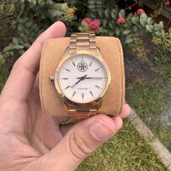 Tory Burch TBW1307 “Collins” gold stainless‑steel watch