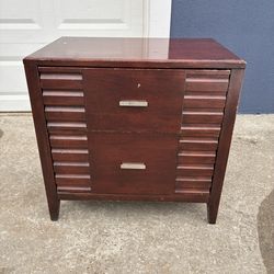 Wood night stand