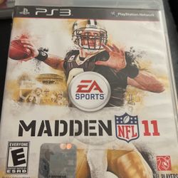 madden 11 ps3 game 