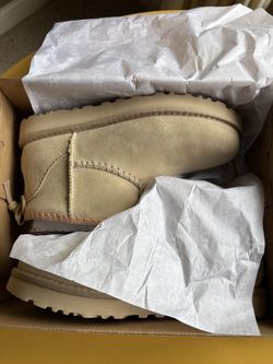 UGG Classic Mini Alaria Tan Size 7