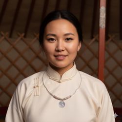 One-of-a-Kind 925 Silver Necklace with Mongolian Heritage Symbol Pendant